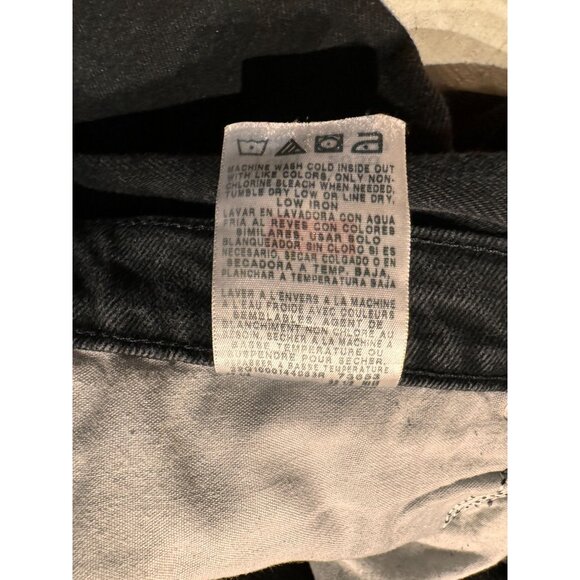 Mens Wrangler Big & Tall 42x32 Black Denim Jeans Western Cowboy Style - Picture 8 of 9